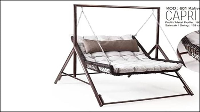 capri outdoor swing lounge furniture