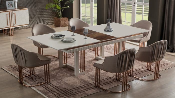 modern dining table set