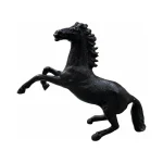 Aluminium Decorative Horse Black 3
