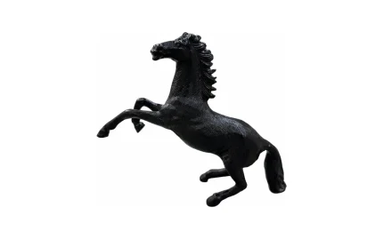 Aluminum Decorative Horse Black