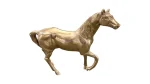 Aluminum Horse Figure Gold Silver