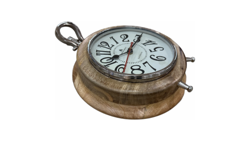Mango Wooden and Iron Clock