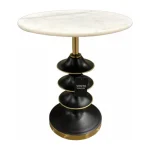 Round Marble Side Stool