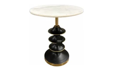 Round Marble Side Stool