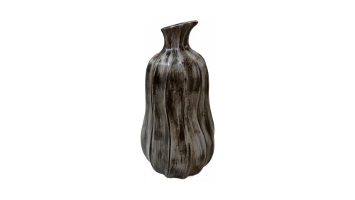 Pear Vase Silver 2