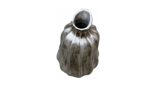 Pear Vase Silver 3