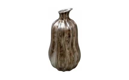 Pear Vase Silver