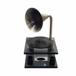 Crystal Phonograph Ornament