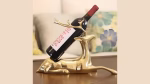 Deer Shaped Wine Rack Ornament (3)