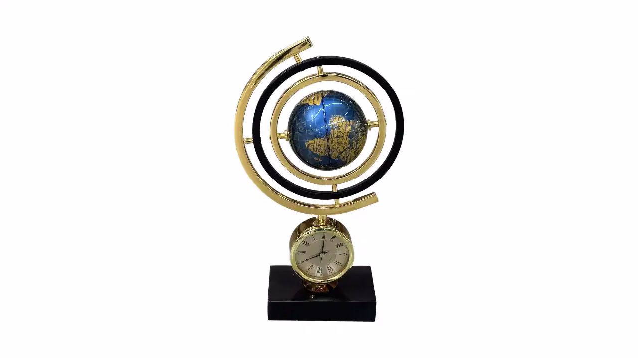 Globe Clock Ornament Globe Clock Ornament