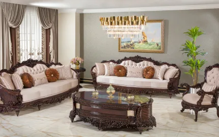 Inci Ret Royal Sofa Set