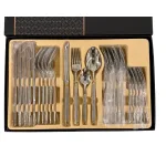 Gold Kitchen Design Cutlery Set 24 PCS 2443 2 (4)