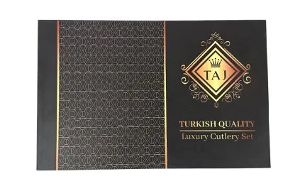 Gold Kitchen Design Cutlery Set 24 PCS 2443 2