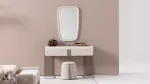 Defne Bedroom Set Dresser Mirror Puff | Vento Furniture