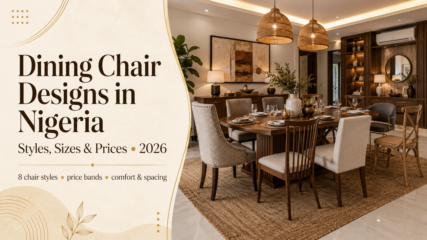 Dining Chair Designs Nigeria Blog Cover X | Vento Furniture